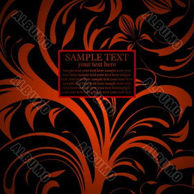 Abstract floral background Abstract floral background