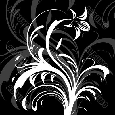 Abstract floral background