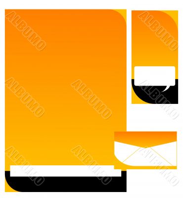 Corporate identity set Corporate identity set