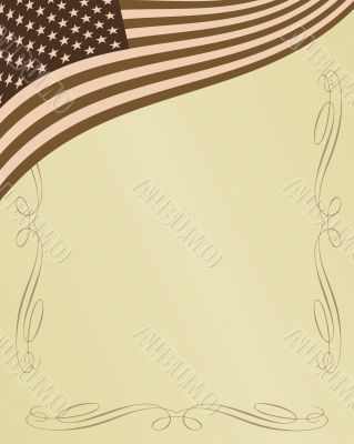 American patriotic background