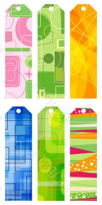 abstract retro bookmarks abstract retro bookmarks
