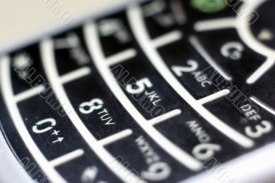 mobile phone keyboard