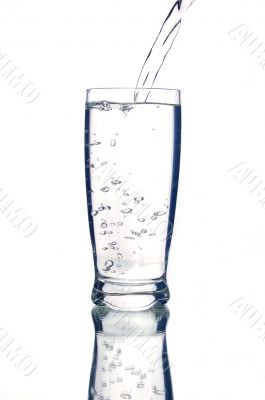 a glass of mineral water a glass of mineral water