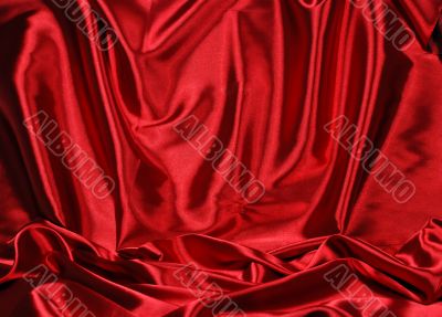 Elegant red satin background