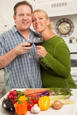 Happy Couple Enjoying An Evening