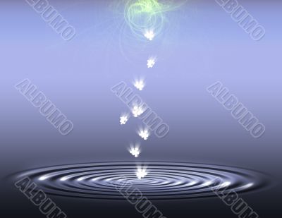 Puzzle pieces arise from ripples Puzzle pieces arise from ripples