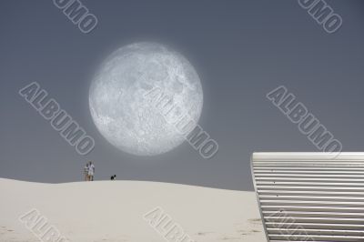 Desert moon