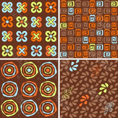Chocolate  seamless  collection