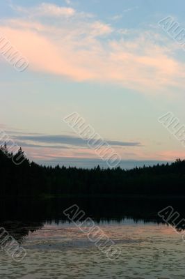 Light sunset