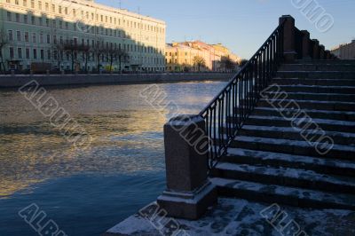Stairs to the water