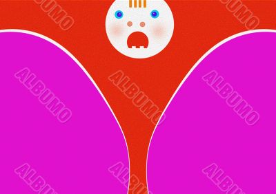 Facetious background