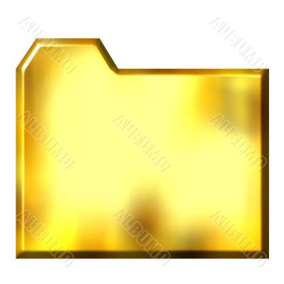 3D Golden Folder