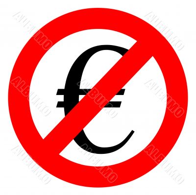 Free of charge anti euro sign