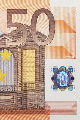 50 Euro Note Macro 50 Euro Note Macro