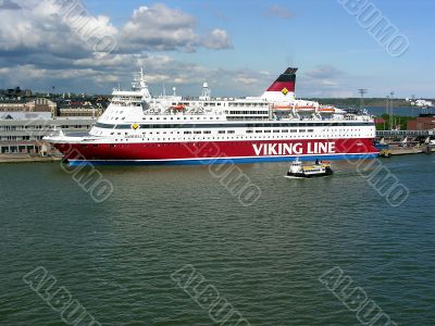 Helsinki. The tourist liner