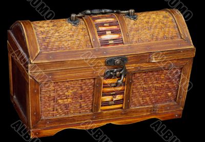 Wooden ancient chest