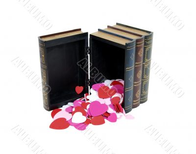 Hears pouring from books