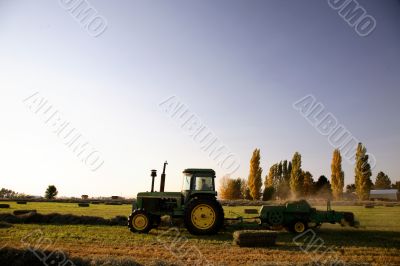Tractor on Field
