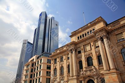 Contrast of Architecture in Frankfurt