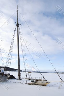 Frozen Boat