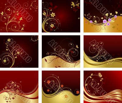 Background set vector