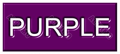 3d Purple Badge