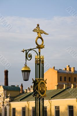 Lantern with symbols