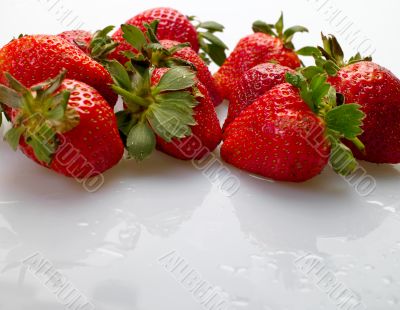 sweet strawberries.