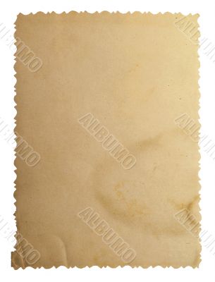 vintage photo paper