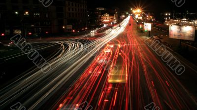 nighttime on the road