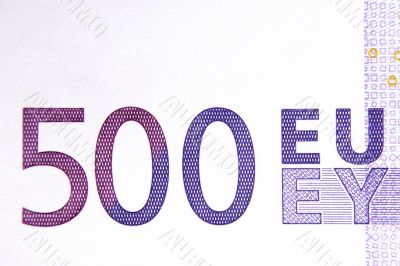 500 Euro Note Macro II