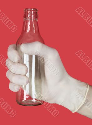 Bottle in hand
