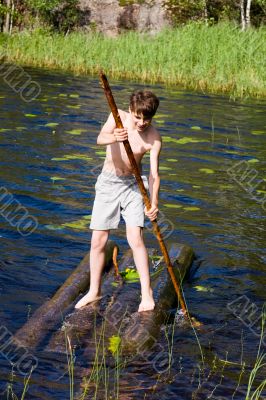 On a raft