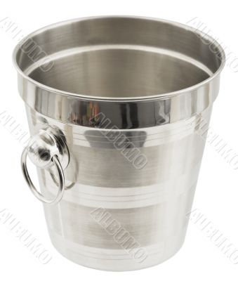 Metal bucket for ice
