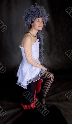 Portrait of the sexy beautiful girl