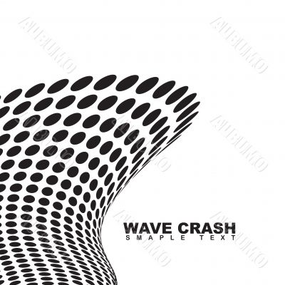tall wave crash