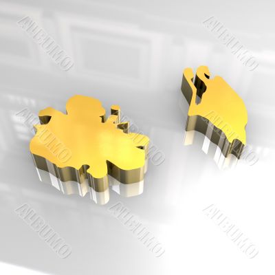 3d golden map of Antigua and Barbuda 3d golden map of Antigua and Barbuda