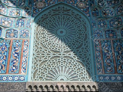 Fragment of ornament of mosque