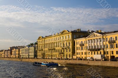 Buildings Fontanka river Buildings Fontanka river