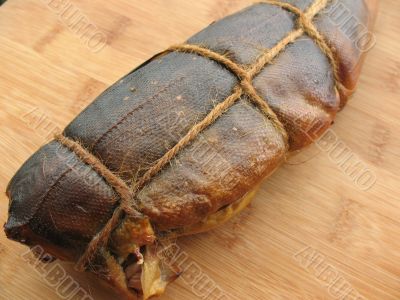 A hot smoked fish