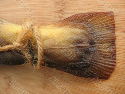 A hot smoked fish