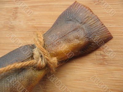 A hot smoked fish