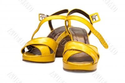 Yellow lady sandals