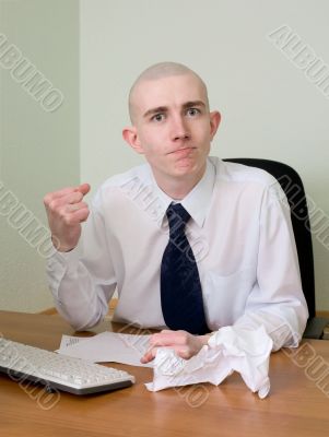 Emotional manager at office