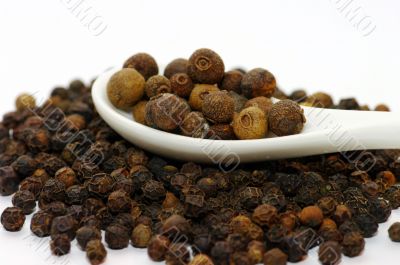 close up of pepper corn