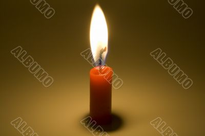 candle is burning