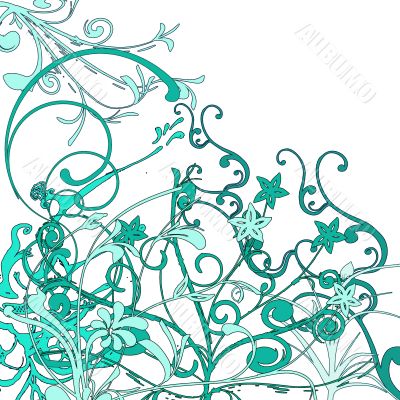 Green frame for congratulations Green frame for congratulations