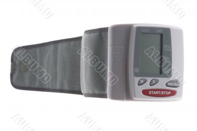 blood pressure monitor closeup