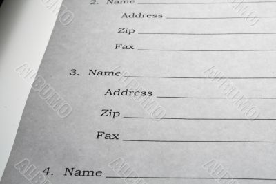 Business Paperwork