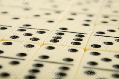 Background from white dominoes